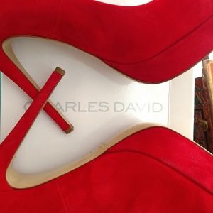 Charles David US 10 EUR 40 Suede Stiletto Pumps